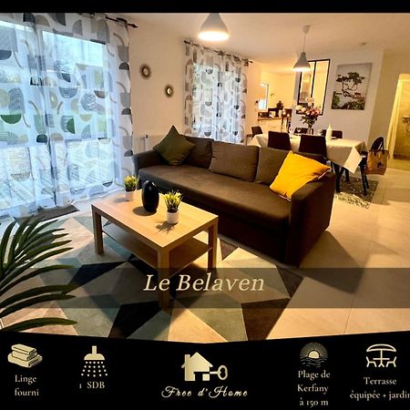 Le Belaven, Neuf, Cosy, Terrasse, Jardin, Kerfany Plage, 1 A 6 Pers Moëlan-sur-Mer Extérieur photo