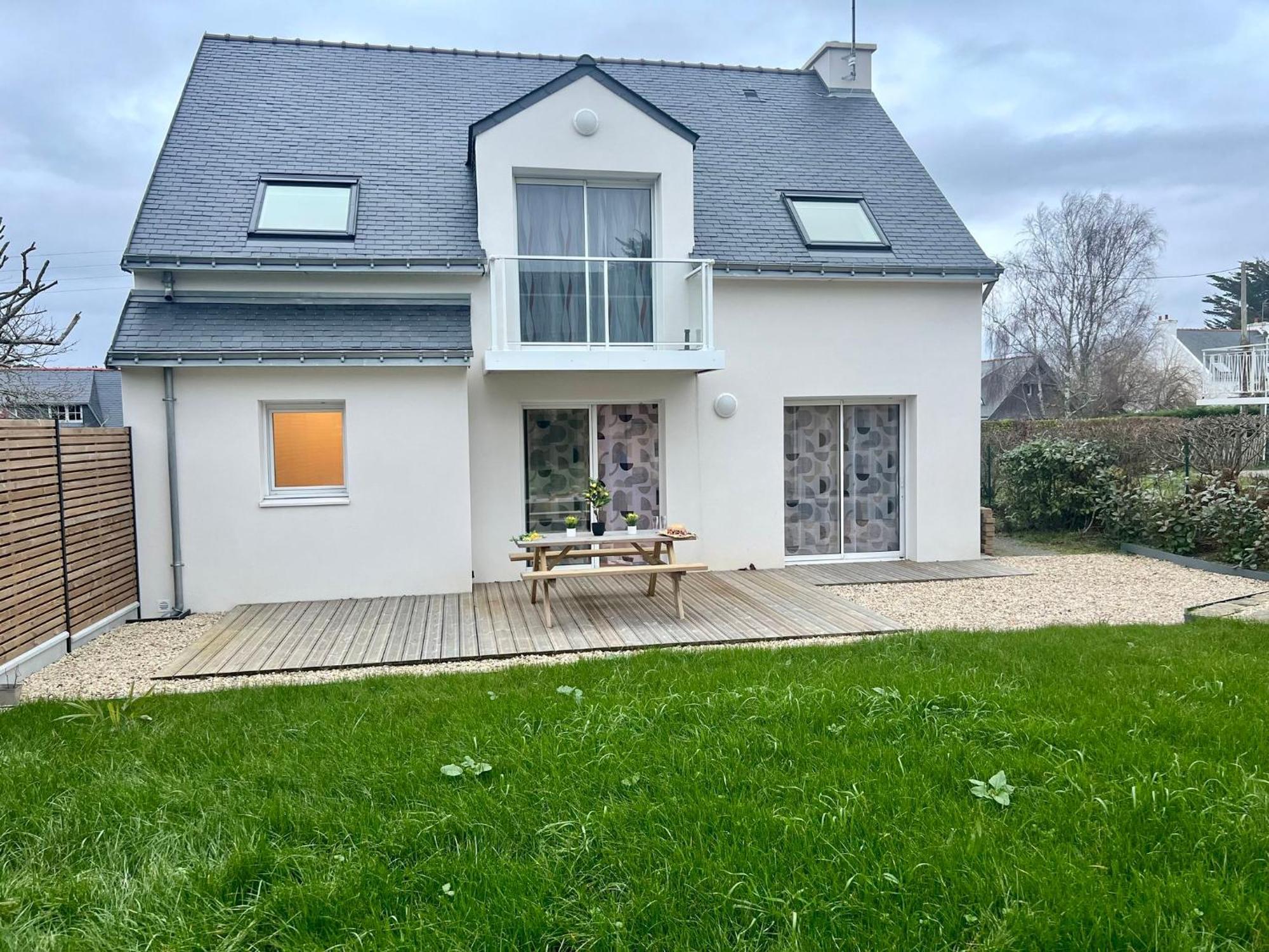 Le Belaven, Neuf, Cosy, Terrasse, Jardin, Kerfany Plage, 1 A 6 Pers Moëlan-sur-Mer Extérieur photo