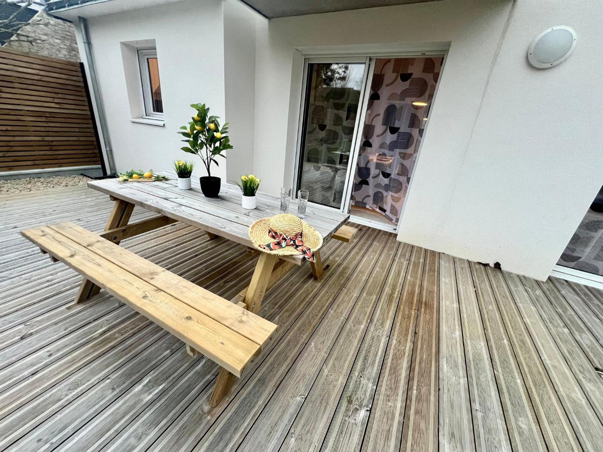 Le Belaven, Neuf, Cosy, Terrasse, Jardin, Kerfany Plage, 1 A 6 Pers Moëlan-sur-Mer Extérieur photo